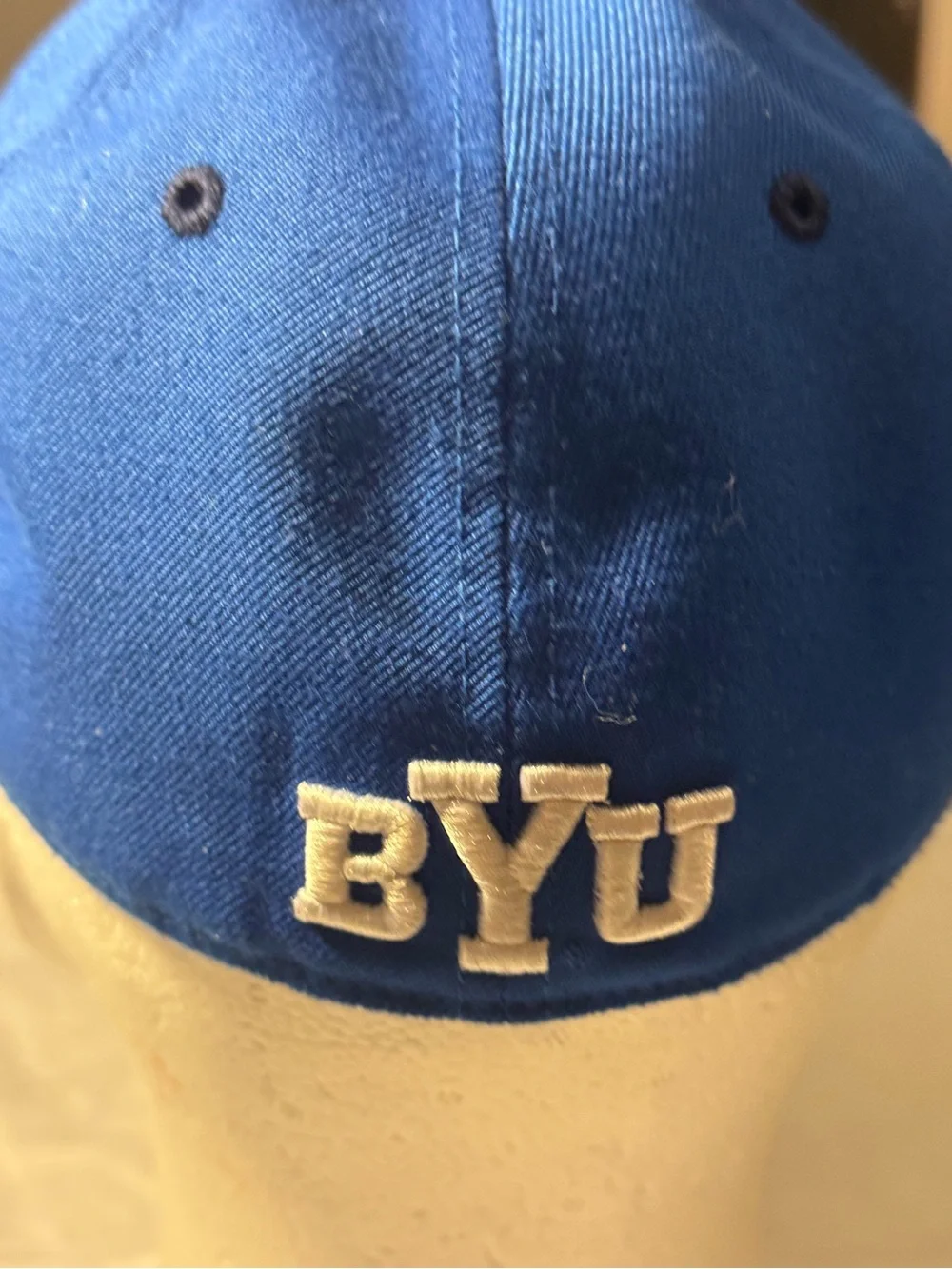Blue Kids Baseball Cap with Navy Brim